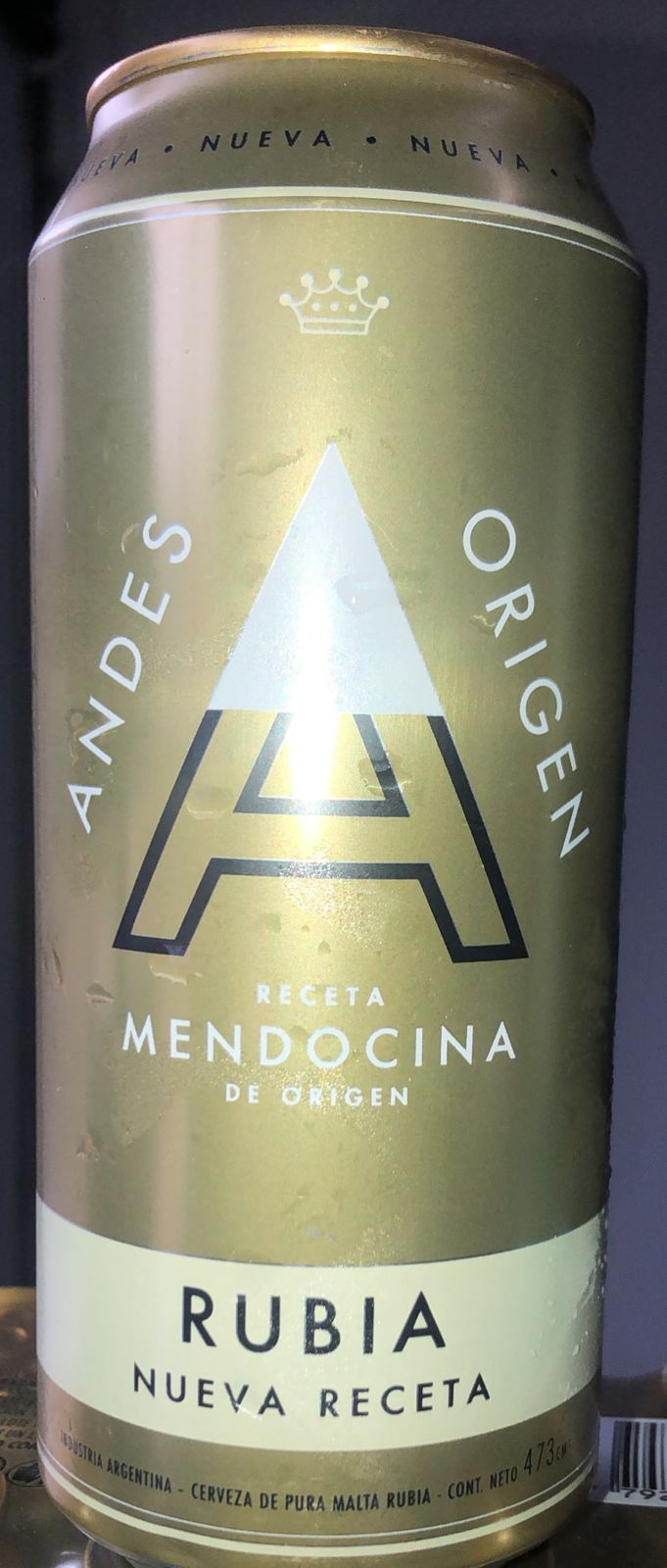 ANDES RUBIA NUEVA RESETA DE 473ML